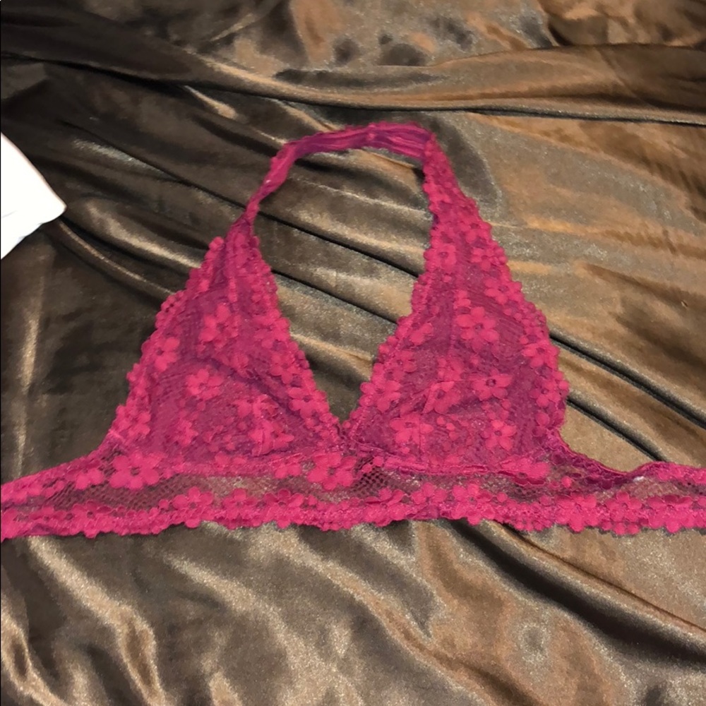 Maroon bralette from Target